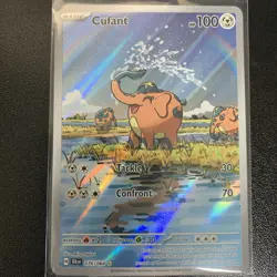 Cufant 076/064 Sv: Shrouded Fable Holo Illustration Rare Near Mint Pokemon - Image 3