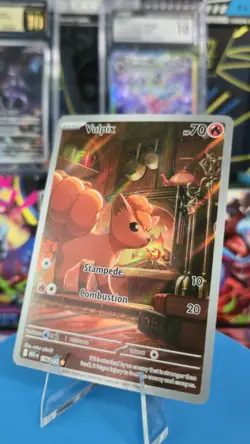 138/132 Vulpix : Illustration Rare Card : Mega Evolution : Pokemon TCG - Image 1