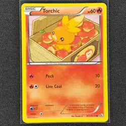 Torchic - RC5/RC25 - Legendary Treasures - Black and White - Pokemon Card - LP - Image 1