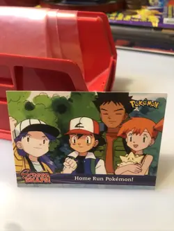 RARE 2001 Topps TV Animation SCREEN SNAPS HOME RUN POKEMON! - Image 1