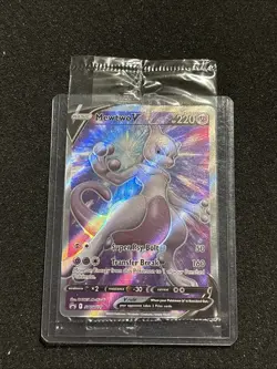 Pokemon TCG Mewtwo V SWSH229 Sword & Shield Black Star Promo Holo SEALED NM+ - Image 1