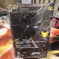 Pokemon Zekrom 114/114 Full Art Holo Celebrations Classic Collection Dragon - Image 1