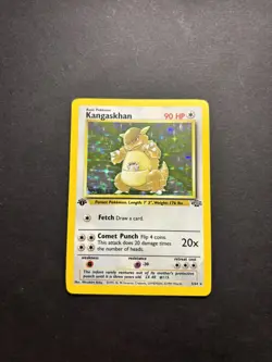Pokemon Card Kangaskhan 5/64 Holo Rare Jungle Set WOTC 1st Edition - Image 5