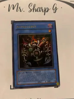 AUFGEGEBEN - 1. AUFLAGE SDP-G001 DEUTSCH Yu-Gi-Oh! CARD ULTRA RARE HOLO KONAMI - Image 3