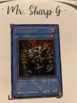AUFGEGEBEN - 1. AUFLAGE SDP-G001 DEUTSCH Yu-Gi-Oh! CARD ULTRA RARE HOLO KONAMI - Image 4