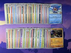 Pokemon Bulk Lot (Destined Rivals) - 100 Common Cards (18 Reverse’s & 6 Holo’s) - Image 1