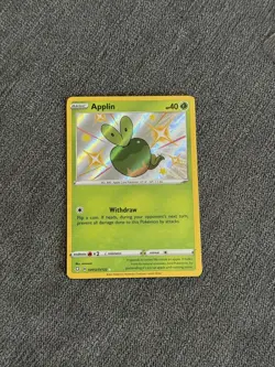 Pokemon Applin Holo Card SV012/SV122 Shining Fates Shiny Vault NM - Image 1