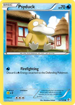 Psyduck 33/149 Boundaries Crossed Pokemon Card NM - Image 1