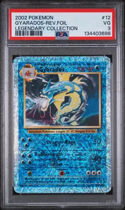 Pokemon Gyarados Legendary Collection Rev foil #12 PSA 3 English 2002 wotc - Image 1