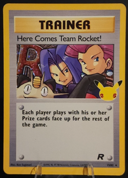 Here Comes Team Rocket! 15/82 Rare (Holo) - Pokemon TCG - Celebrations (NM) - Image 1