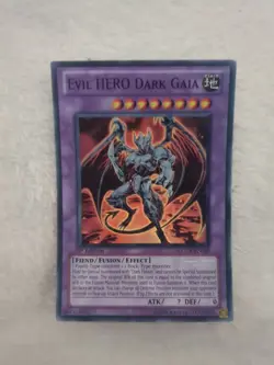Evil Hero Dark Gaia Super Rare 1st Edition LCGX-EN069 Yugioh Card - Image 1
