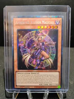Yu-Gi-Oh Apprentice Illusion Magician RA04-EN023 Collector's Rare 1st Edition - Image 1