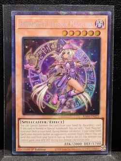 Yu-Gi-Oh Apprentice Illusion Magician RA04-EN023 Collector's Rare 1st Edition - Image 3