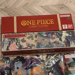 One Piece 1st Anniversary TCG Set English *No Cards* Only Box Playmat & Sleeves - Image 3