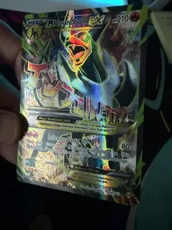 Pokemon Card - XY Breakthrough Mega Houndoom Ex Full Art 154/162 Lightly Played! - Image 2