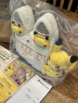Pokemon Natural History Museum Pikachu at the Museum Promo Card, Plush & Ecology - Image 3