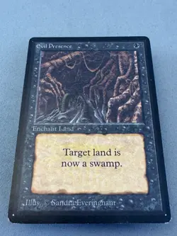 Evil Presence MTG Limited Edition Beta—Lightly Played Excellent—Vintage Magic - Image 3