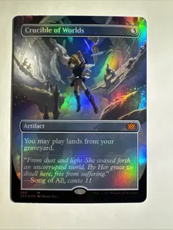 Crucible of Worlds (Borderless) Double Masters 2022 Foil - Image 1