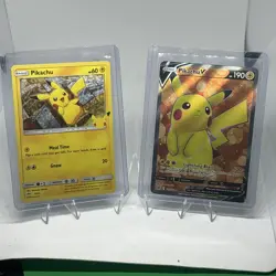 Pokemon TCG PIKACHU 25th Anniversary MCDONALDS & PIKACHU V SERIES - Image 1