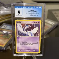 2005 Pokemon EX Unseen Forcers Holo #29 Lugia CGC 9 Mint (Chumlee Collection) - Image 1