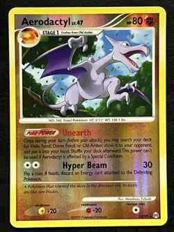 Pokemon Aerodactyl Reverse Holo - Platinum Arceus - 13/99 LP - Image 1