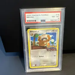 Pokemon Bibarel Rumble #16 PSA 8 Gem Mint - Image 1