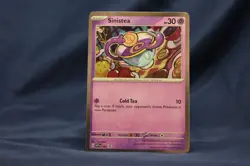1x Pokemon Sinistea Cosmos Holo Near Mint Scarlet Viol Promo #62 NM 0404#199-202 - Image 1