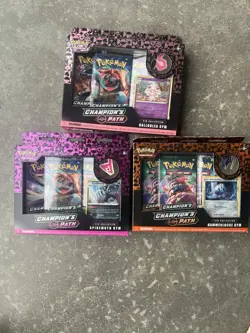 Pokemon Champions Path Pin Collection Box Set Of 3 (Sealed) - Image 1