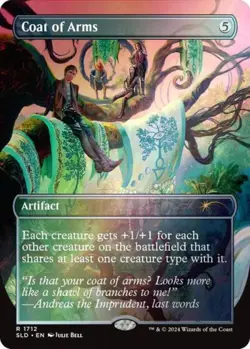 MTG English Coat of Arms (1712) (Rainbow Foil) NM Foil Secret Lair - Image 1