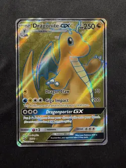 Pokemon - Dragonite GX 67/70 Full Art- Dragon Majesty Holo NM - Image 1