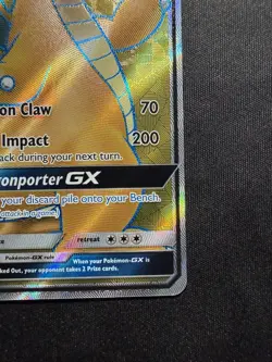 Pokemon - Dragonite GX 67/70 Full Art- Dragon Majesty Holo NM - Image 5