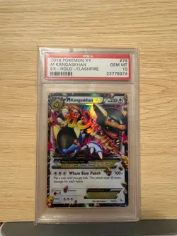 2014 Pokemon XY Flashfire Mega Kangaskhan EX Holo #79 – PSA 10 – Low Pop - Image 1