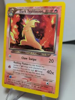 Pokemon TCG Dark Typhlosion Neo Destiny 10/105 Holo Rare Unlimited - MP/LP - Image 3