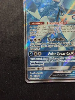 Pokemon - Glaceon GX 141/156 Full Art - Ultra Prism NM - Image 4