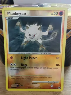 Pokemon Mankey 79/106 Reverse Holo Great Encounters NM - Image 1