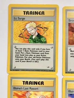 Pokemon TCG Gym Heroes Bundle 18 Cards LP - Image 2
