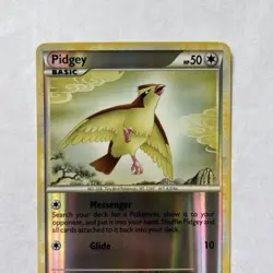 Pidgey Reverse Holo Triumphant NM 71/102 HeartGold & SoulSilver Pokemon Card - Image 2