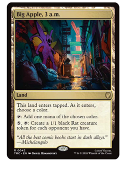 Big Apple, 3 a.m. Teenage Mutant Ninja Turtles MTG - Image 1