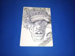 MTG Magic Sigil of the Empty Throne Signed Artist Proof x1 w Sketch Cyril Haegen - Image 2