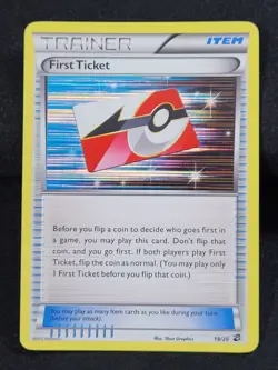 Pokemon First Ticket 19/20 & Exp. Share 18/20 Holo Rare Dragon Vault LP - Image 3