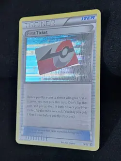 Pokemon First Ticket 19/20 & Exp. Share 18/20 Holo Rare Dragon Vault LP - Image 4