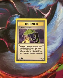 Pokemon Card Erika's Kindness 103/132 Gym Challenge First Edition - Image 1