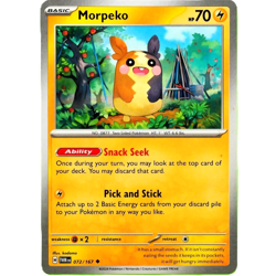 Morpeko - Uncommon - Pokemon TCG Scarlet & Violet Twilight Masquerade #072/167 - Image 2