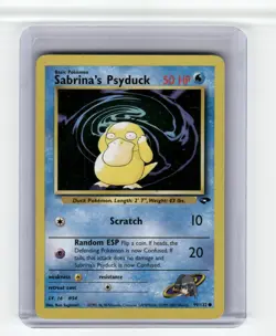 Sabrina's Psyduck Gym Challenge Common Pokemon Near Mint or Better - Image 1