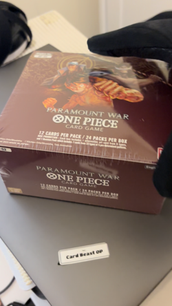 OP-02 Booster Box One Piece TCG Paramount War English SEALED Red - Image 2