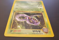 1st Edition Pokemon Fossil Arbok 31/62 Uncommon Non-Holo Card LP Vintage WOTC - Image 3