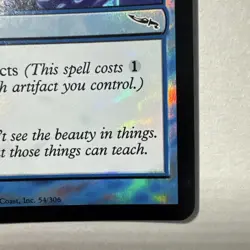 MTG Thoughtcast Foil Mirrodin 2003 NM Pauper Affinity Old Border - Image 5