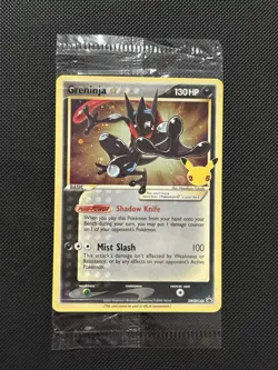 SEALED - Pokemon 25th Celebrations - Greninja - SWSH144 - ETB PROMO HOLO - M/NM - Image 2