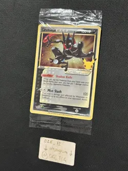 SEALED - Pokemon 25th Celebrations - Greninja - SWSH144 - ETB PROMO HOLO - M/NM - Image 4