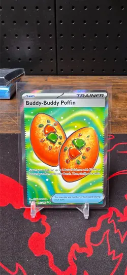 Pokemon 2025 Buddy-Buddy Poffin 167/132 NM - Image 1